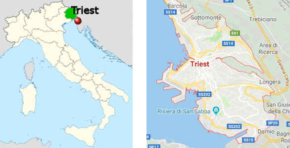 Stadtplan online von Triest