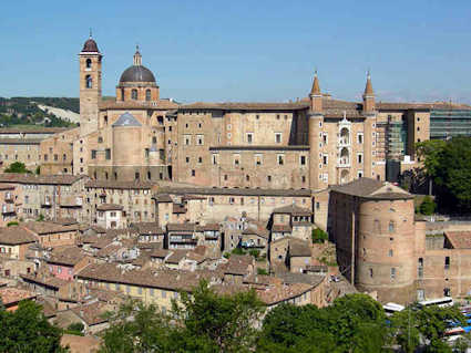 Der Palazzo Ducale in Urbino