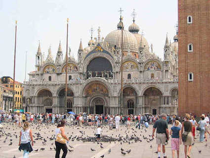 ie Basilika San Marco in Venedig